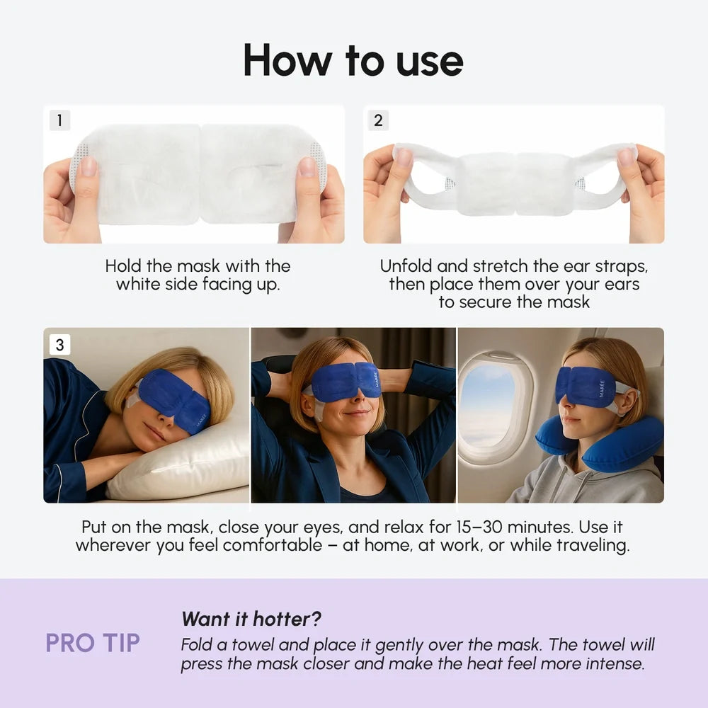 Scented Spa Steam Eye Mask